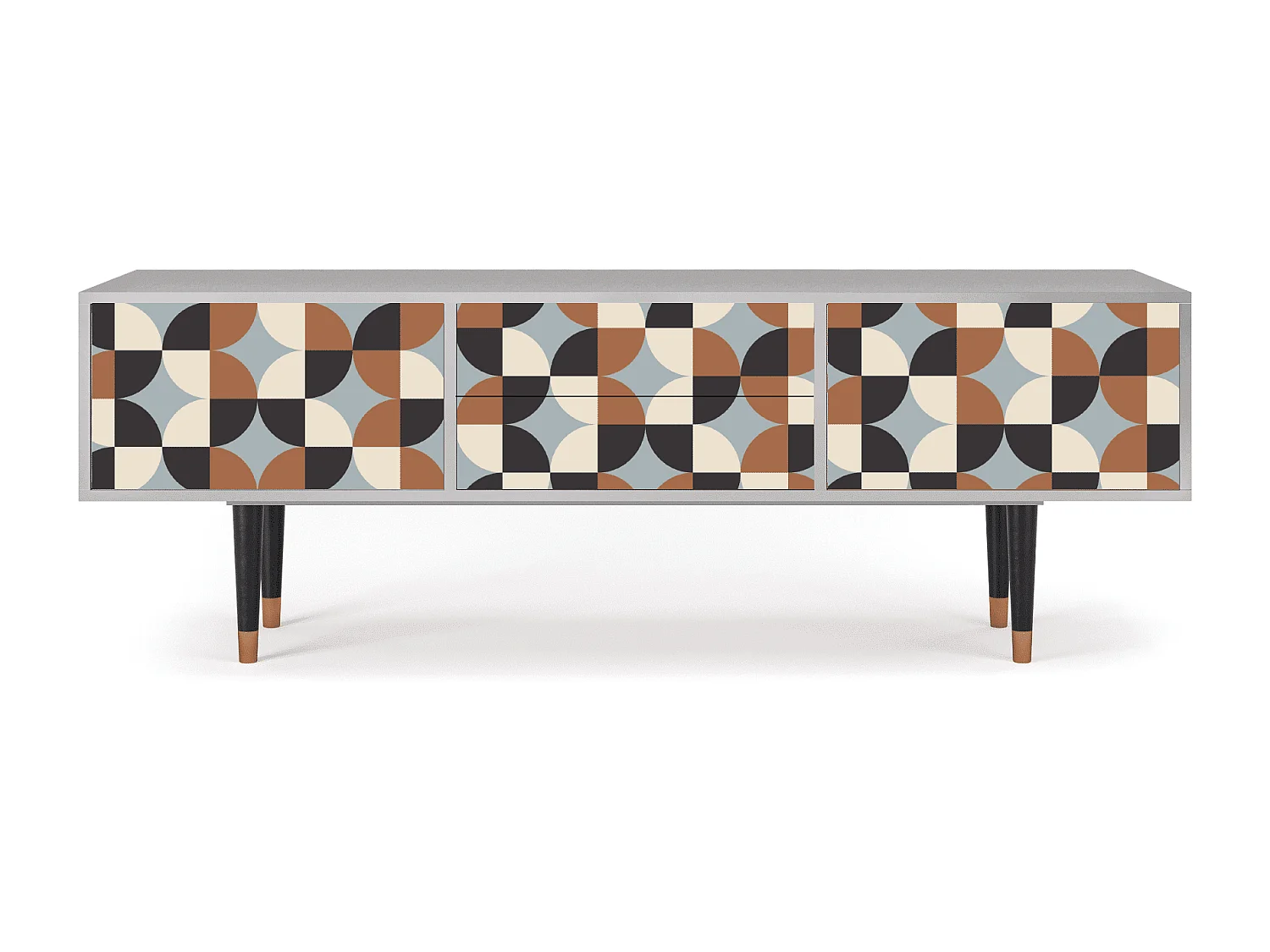 Meuble TV - 170х59х48 cm - T4 - Brown Sensation, Gris