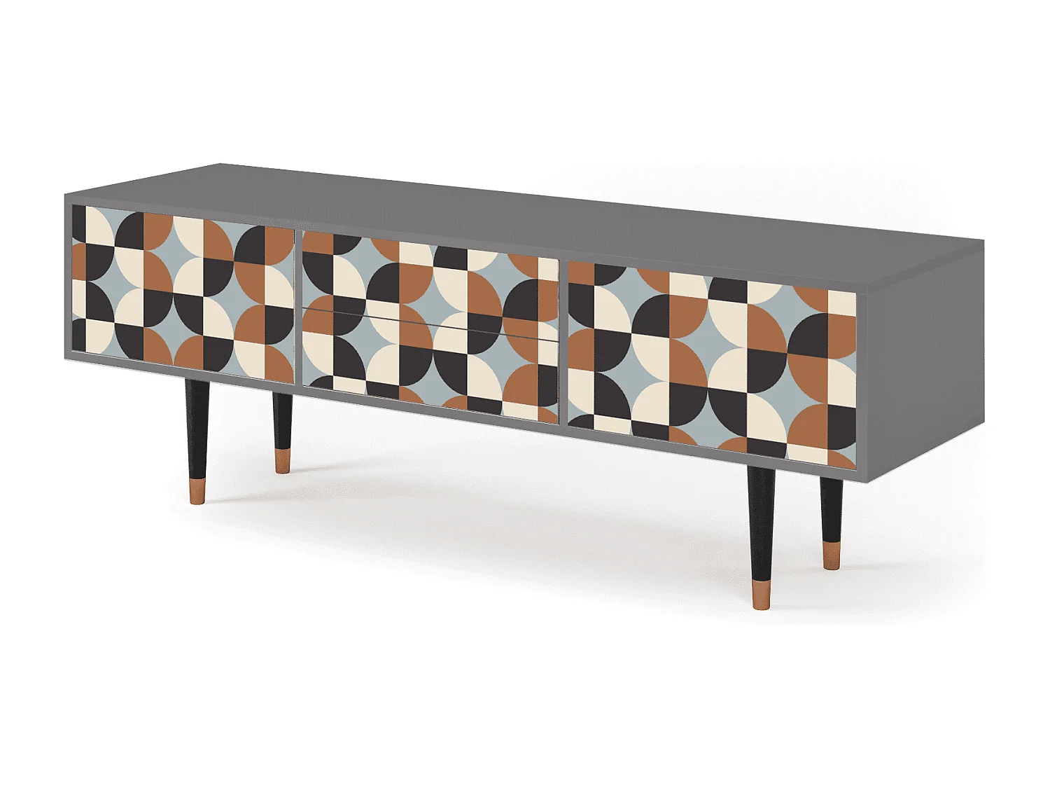 Meuble TV - 170х59х48 cm - T4 - Brown Sensation, Gris