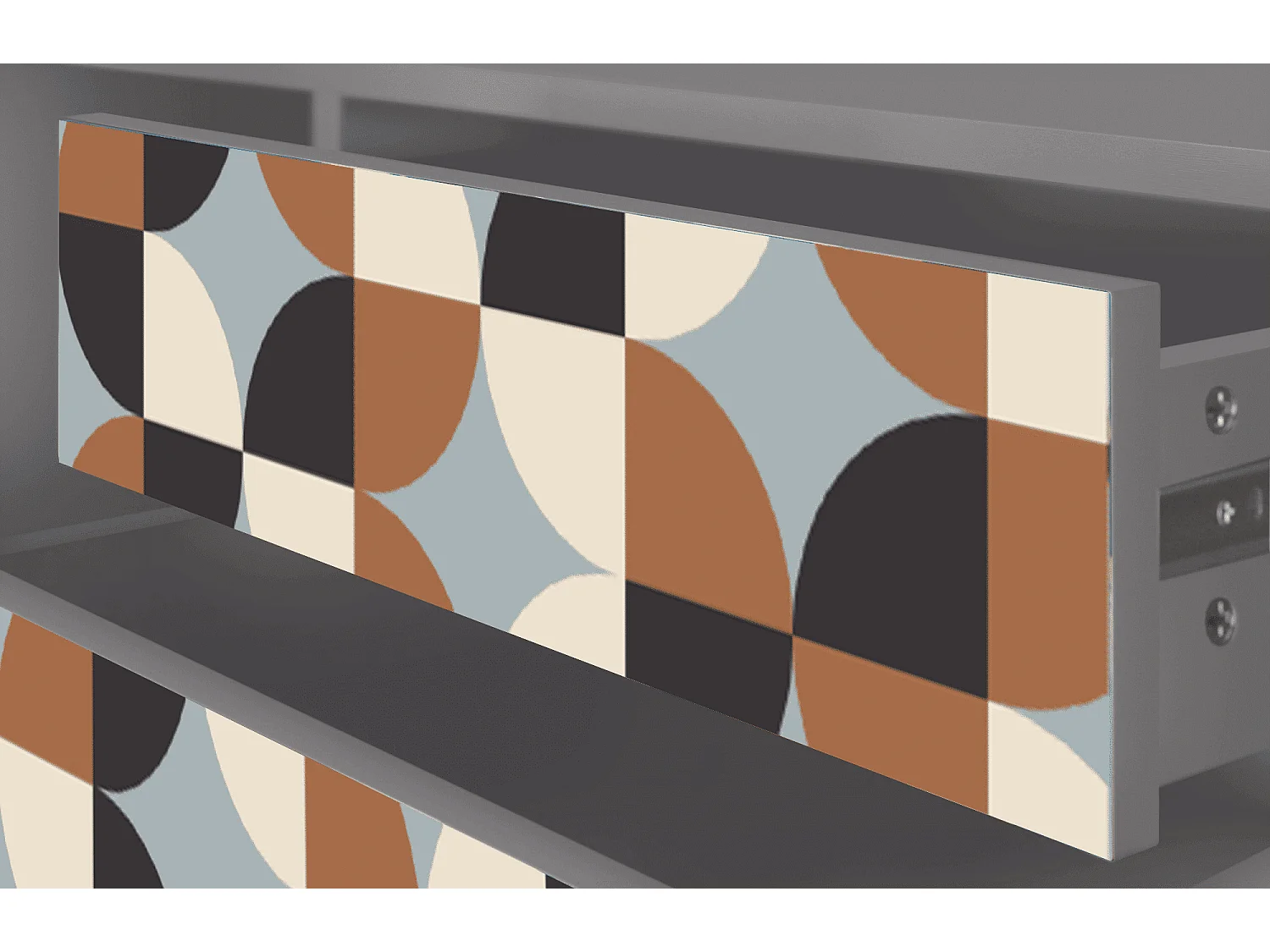 Meuble TV - 170х59х48 cm - T4 - Brown Sensation, Gris