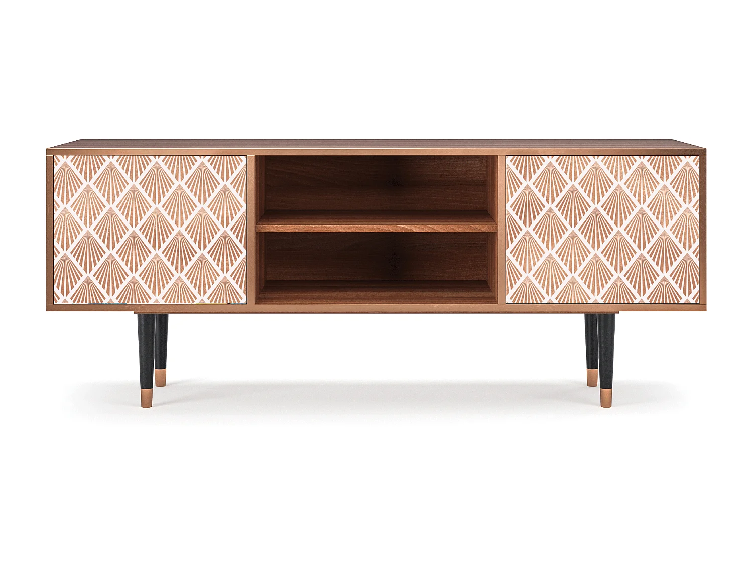 TV-Möbel - 170х69х48 cm - T2 - Pastel Sunrise, Walnuss