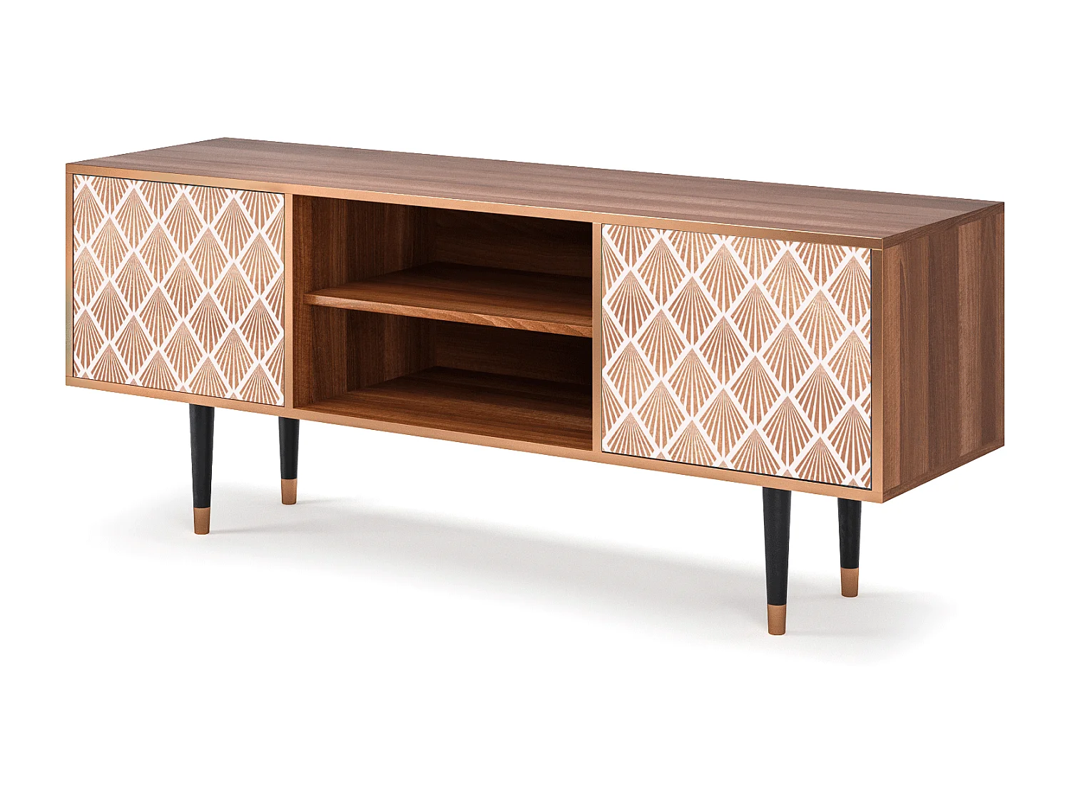 TV-Möbel - 170х69х48 cm - T2 - Pastel Sunrise, Walnuss