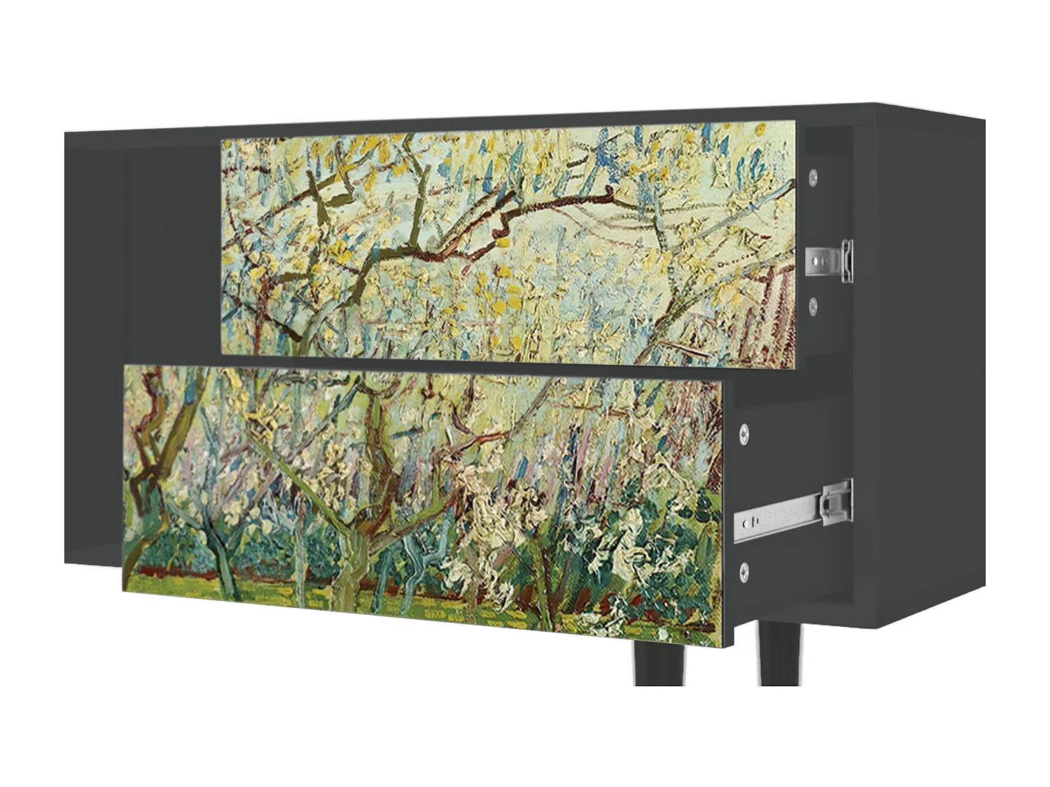 TV-meubel - 170х69х48 cm - T1 - The Wit Orchard, Antraciet