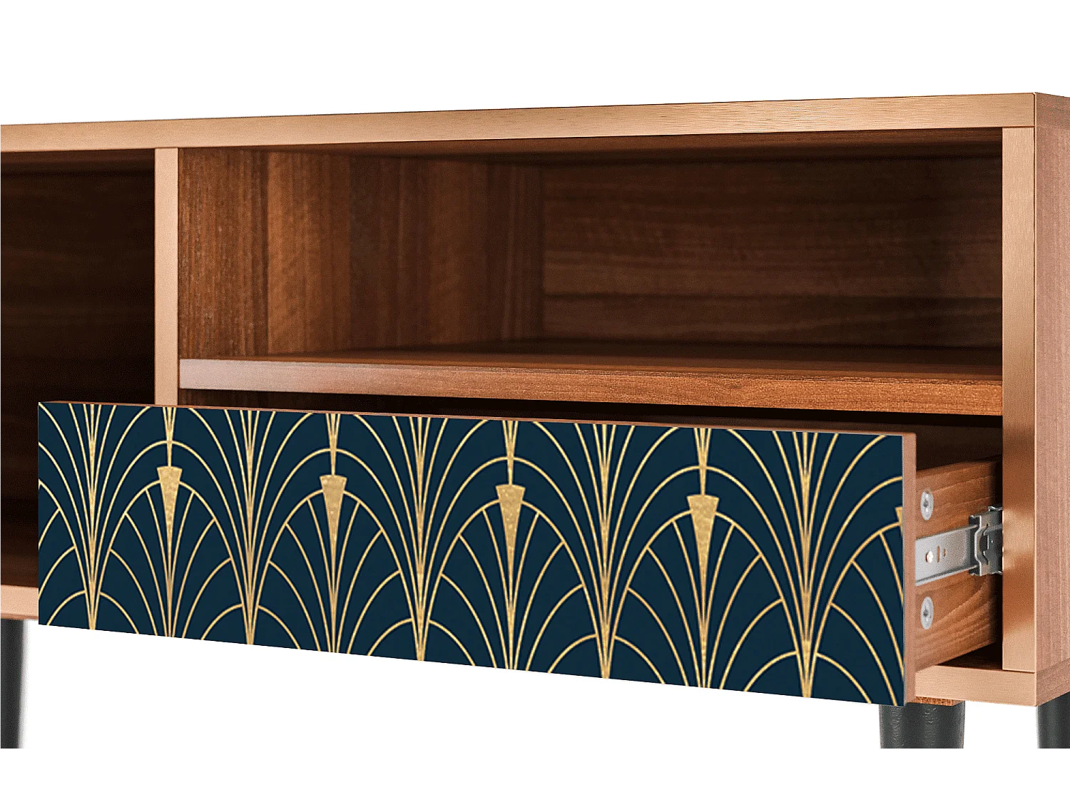 TV-Möbel - 115х59х48 cm - T3 - Flower of the Nile, Walnuss