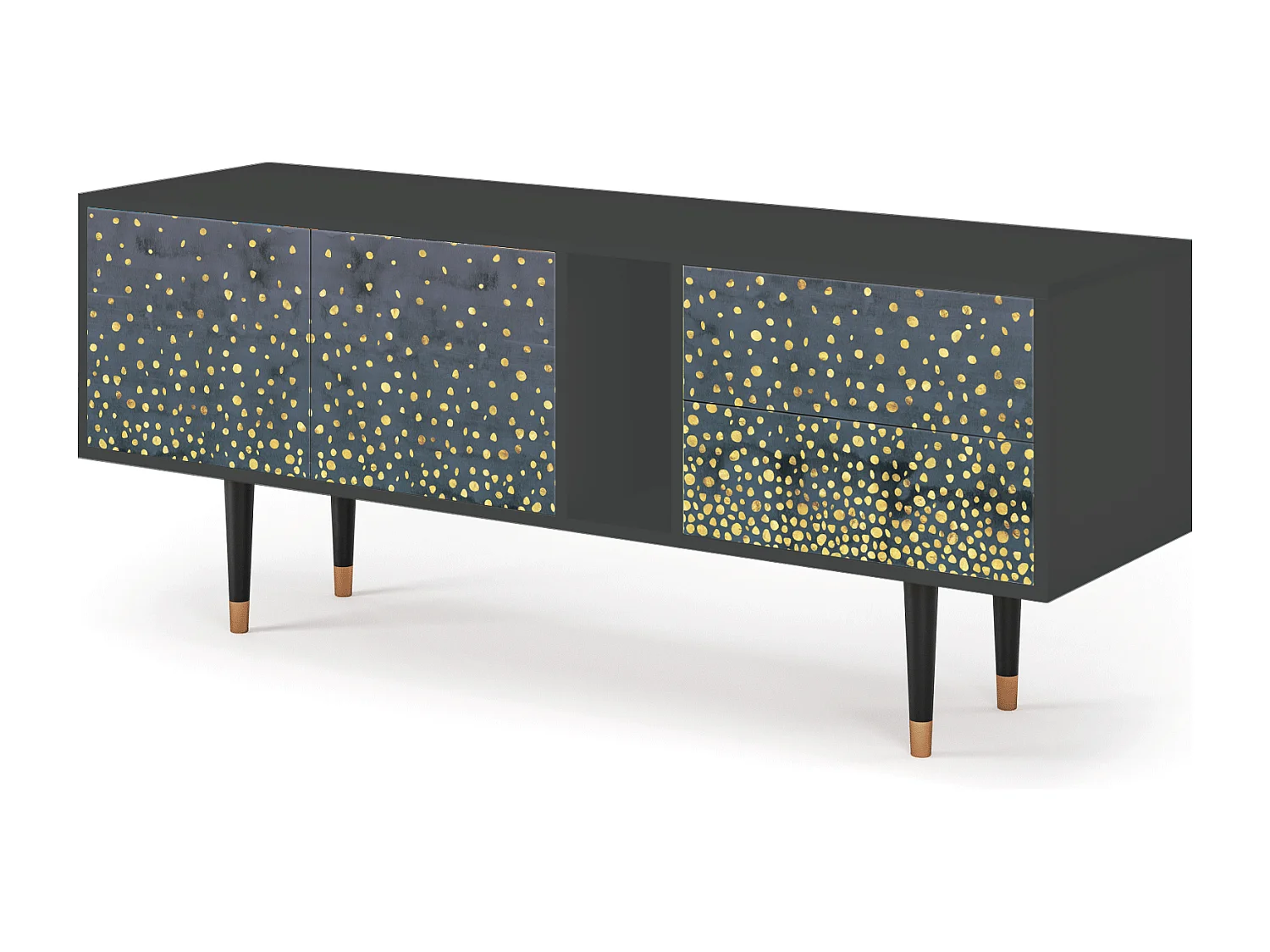 TV-Möbel - 170х69х48 cm - T1 - Foggy Lights, Anthrazit