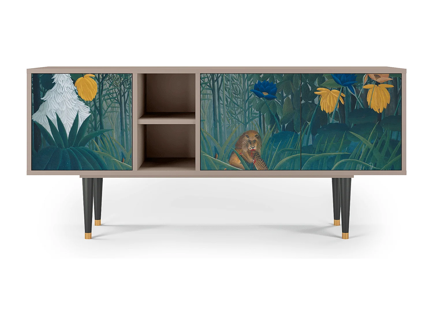 Meuble TV - 150х69х41 cm - T5 - The Repast of the Lion, Sable