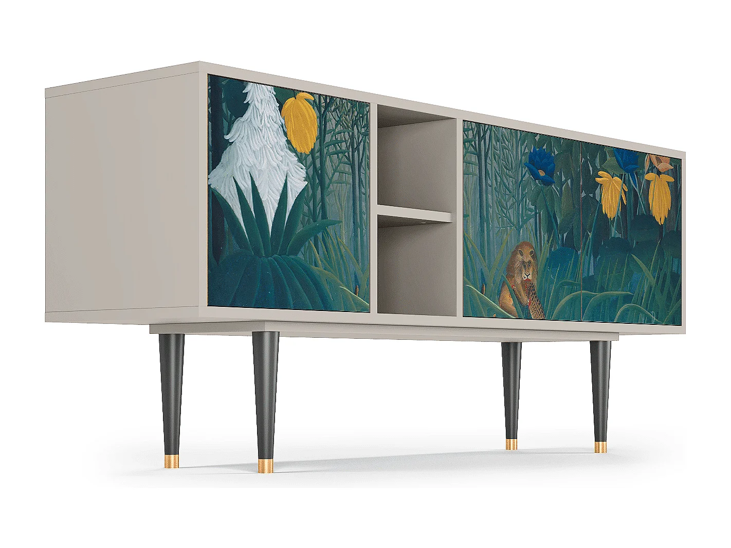 Meuble TV - 150х69х41 cm - T5 - The Repast of the Lion, Sable