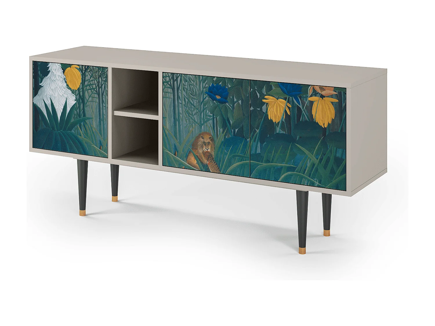 Meuble TV - 150х69х41 cm - T5 - The Repast of the Lion, Sable