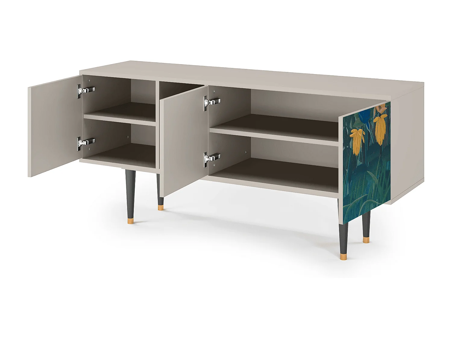 Meuble TV - 150х69х41 cm - T5 - The Repast of the Lion, Sable