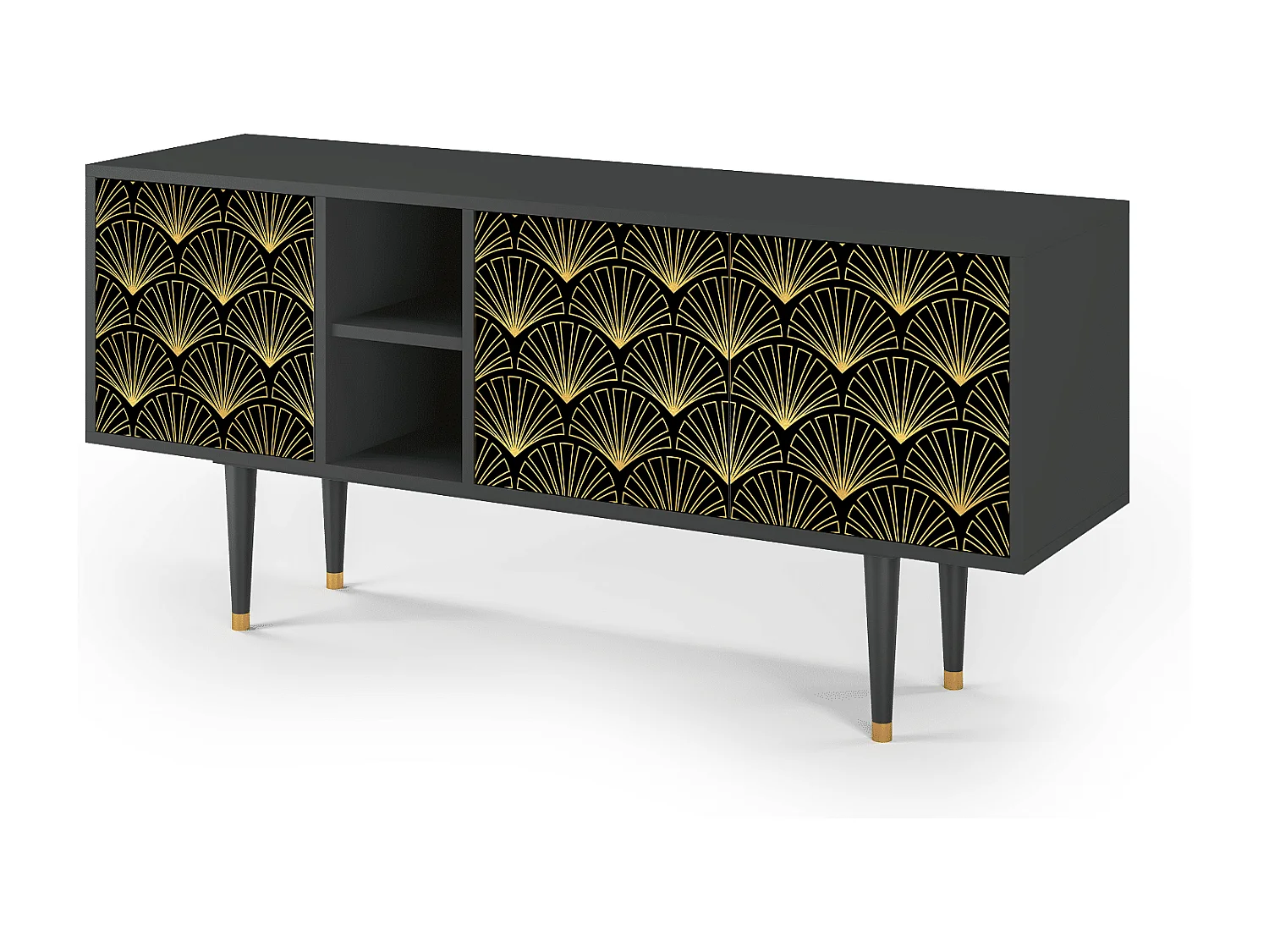 Meuble TV - 150х69х41 cm - T5 - Bird of Juno, Anthracite