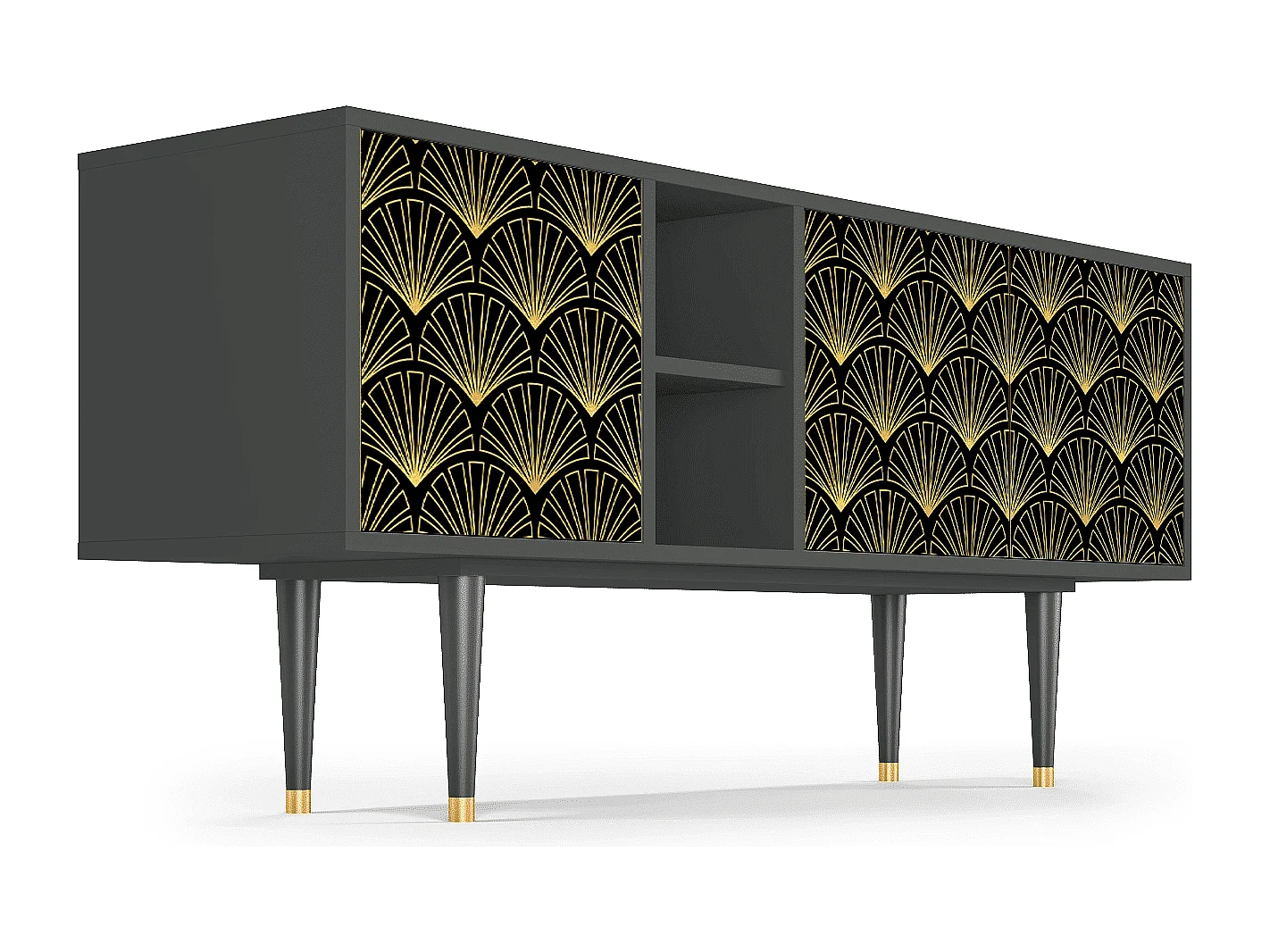 Meuble TV - 150х69х41 cm - T5 - Bird of Juno, Anthracite