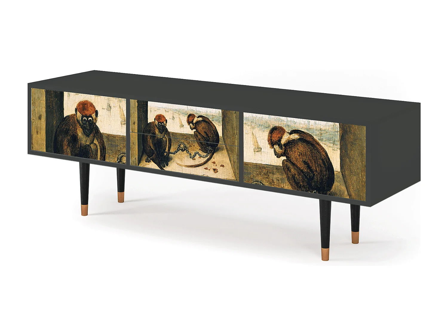 Meuble TV - 170х59х48 cm - T4 - Two Monkeys, Anthracite