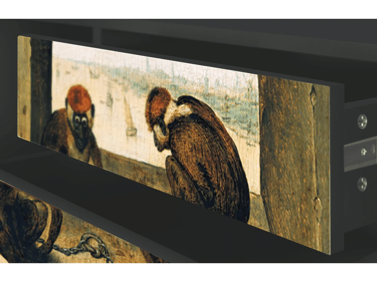 Meuble TV - 170х59х48 cm - T4 - Two Monkeys, Anthracite