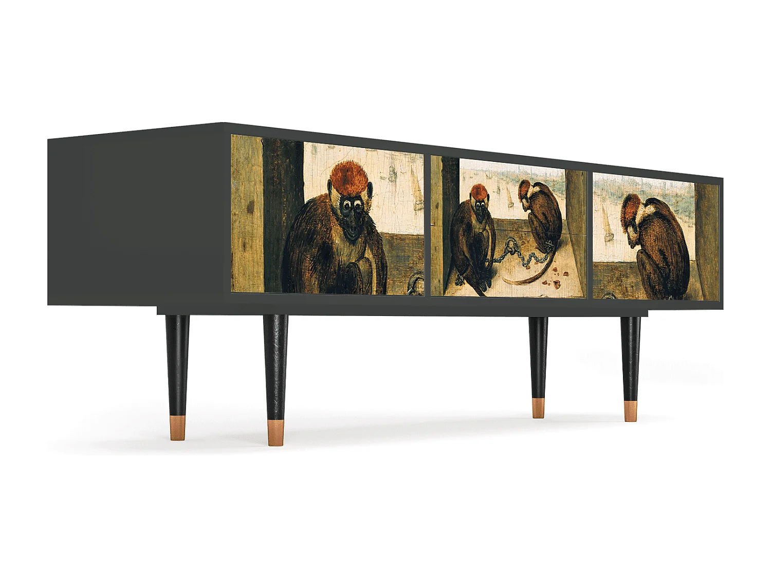 Meuble TV - 170х59х48 cm - T4 - Two Monkeys, Anthracite