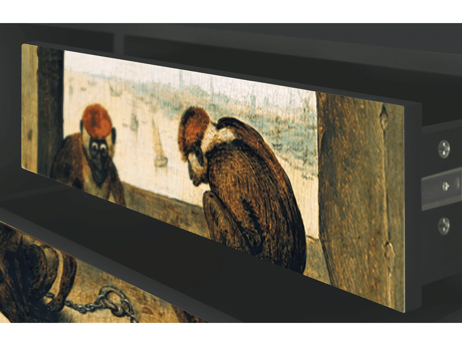 Meuble TV - 170х59х48 cm - T4 - Two Monkeys, Anthracite