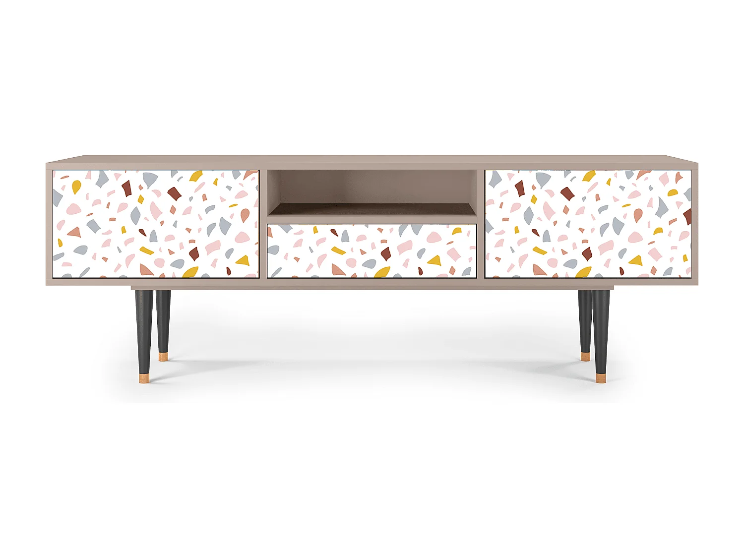 Mueble de TV - 170х59х41 cm - T6 - Marmelade Cheese, Latte