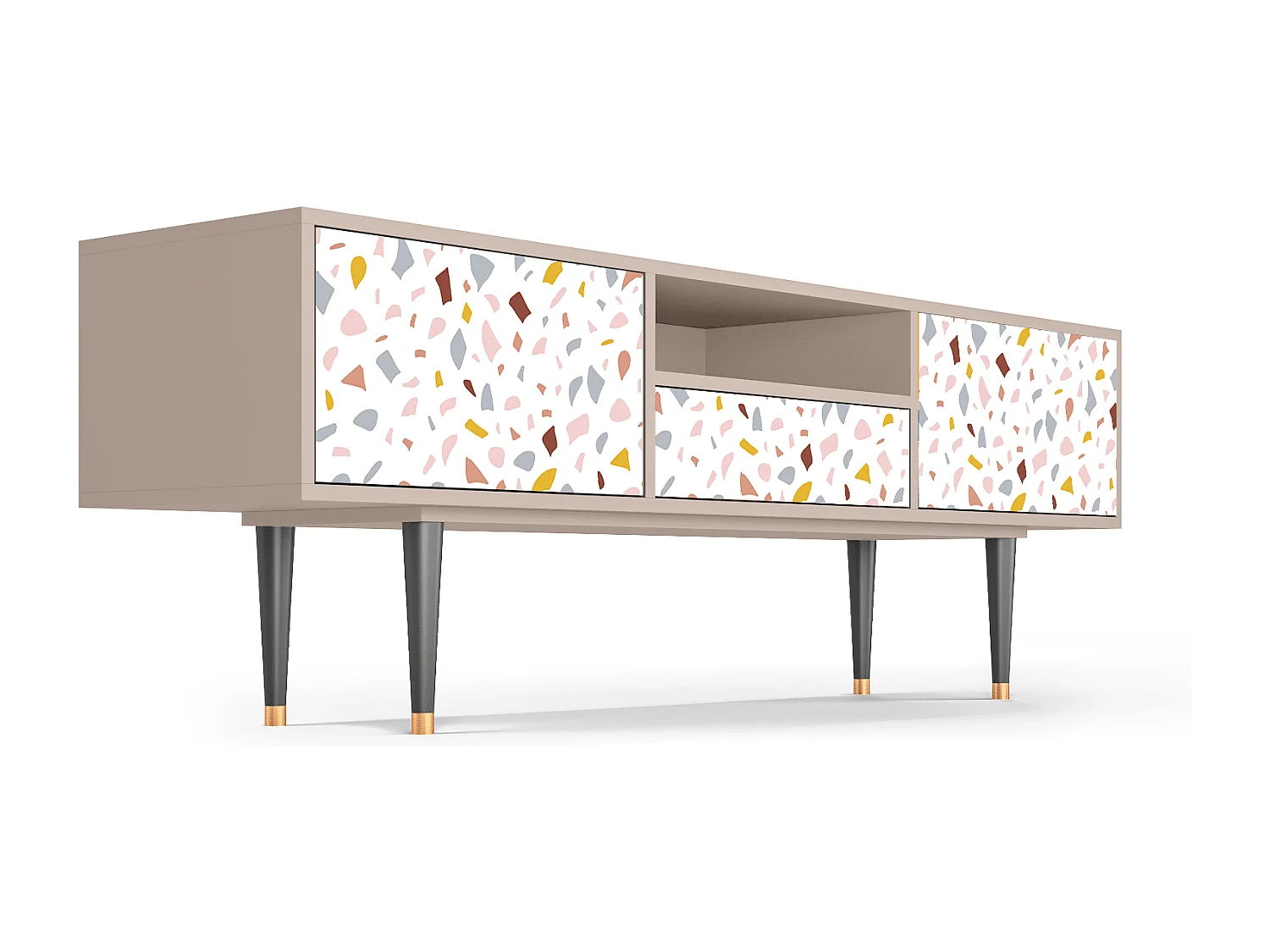 Meuble TV - 170х59х41 cm - T6 - Marmelade Cheese, Latte