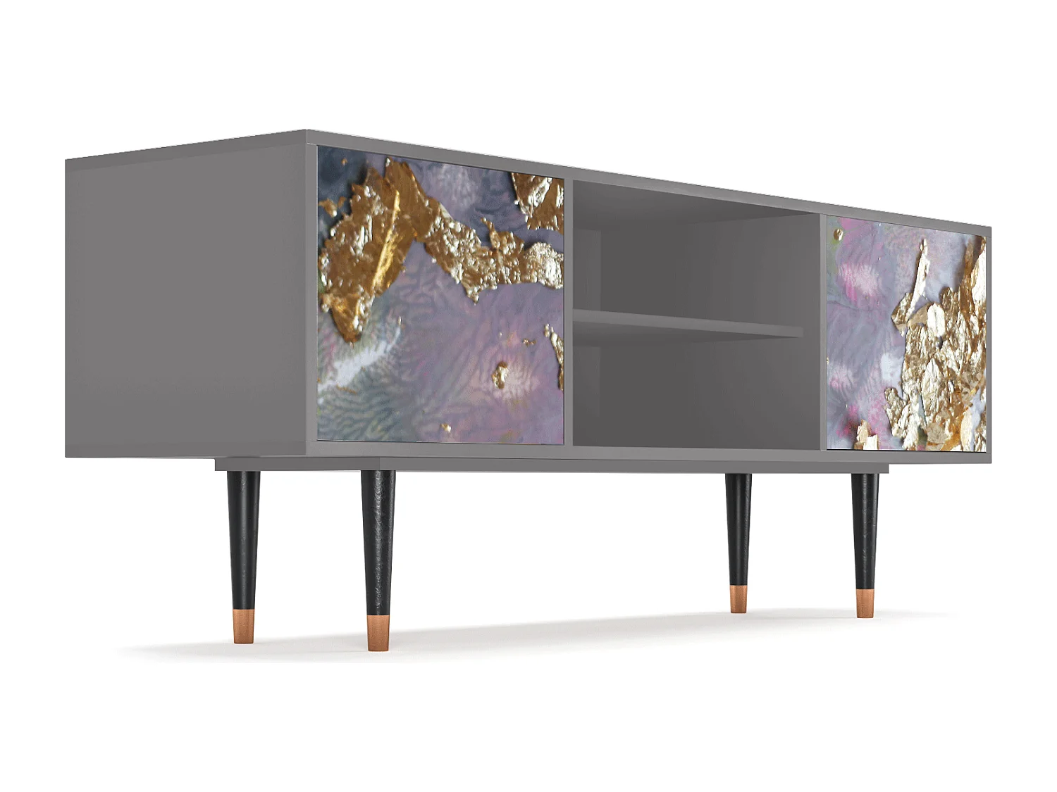 Meuble TV - 170х69х48 cm - T2 - Planet Earth, Gris