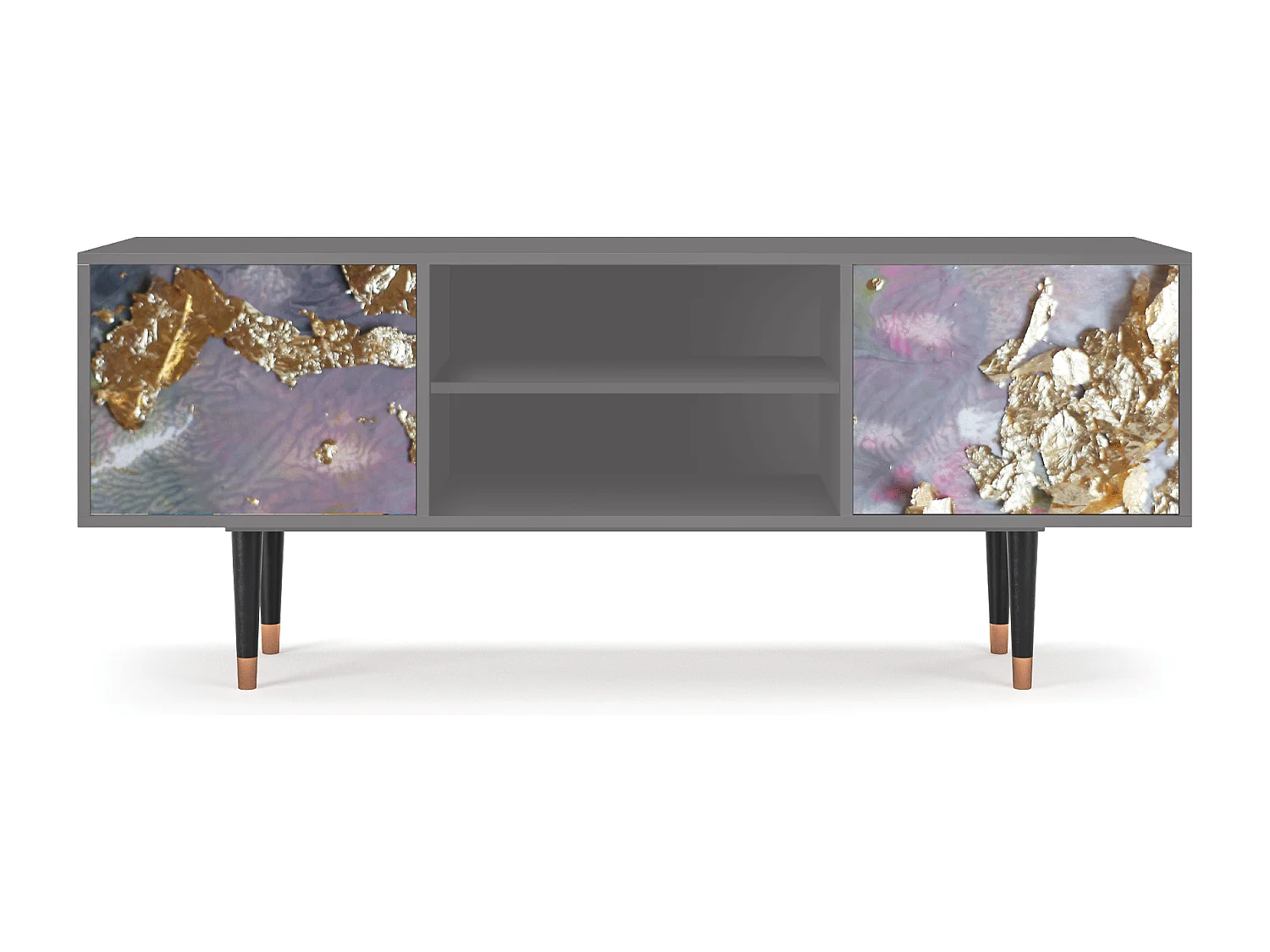 Mobile TV - 170х69х48 cm - T2 - Planet Earth, Grigio