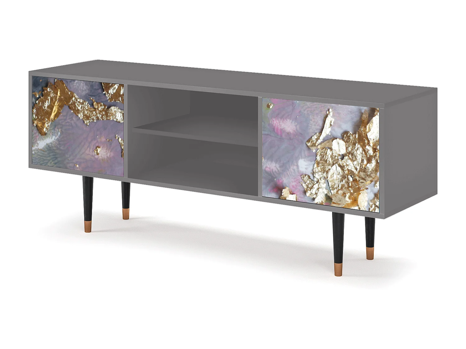 Mobile TV - 170х69х48 cm - T2 - Planet Earth, Grigio