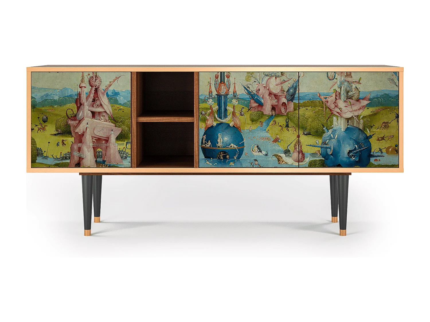 TV-meubel - 150х69х41 cm - T5 - The Garden 2 by Bosch, Walnoot