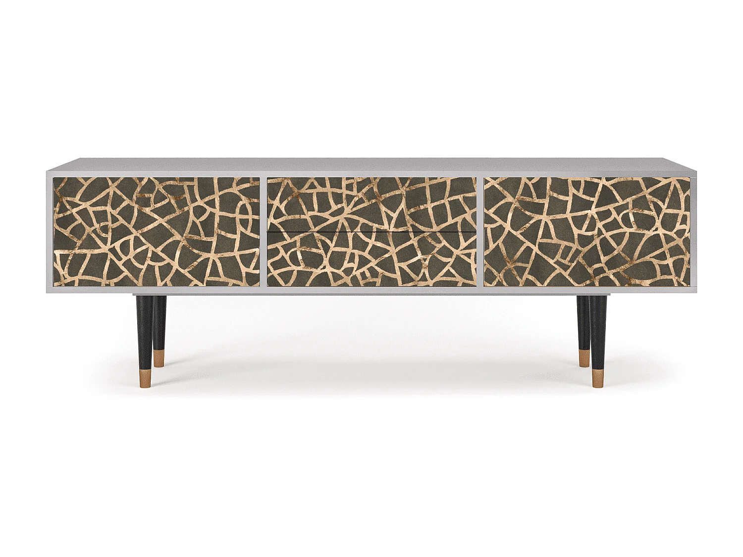 Mueble de TV - 170х59х48 cm - T4 - Enlarged Leaf, Gris