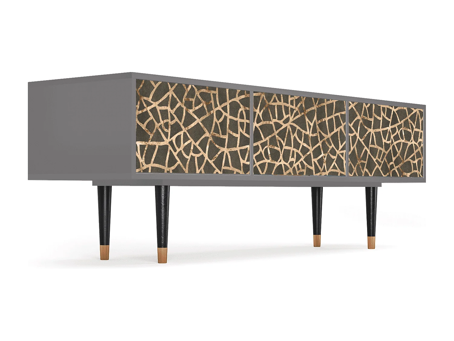 Mueble de TV - 170х59х48 cm - T4 - Enlarged Leaf, Gris