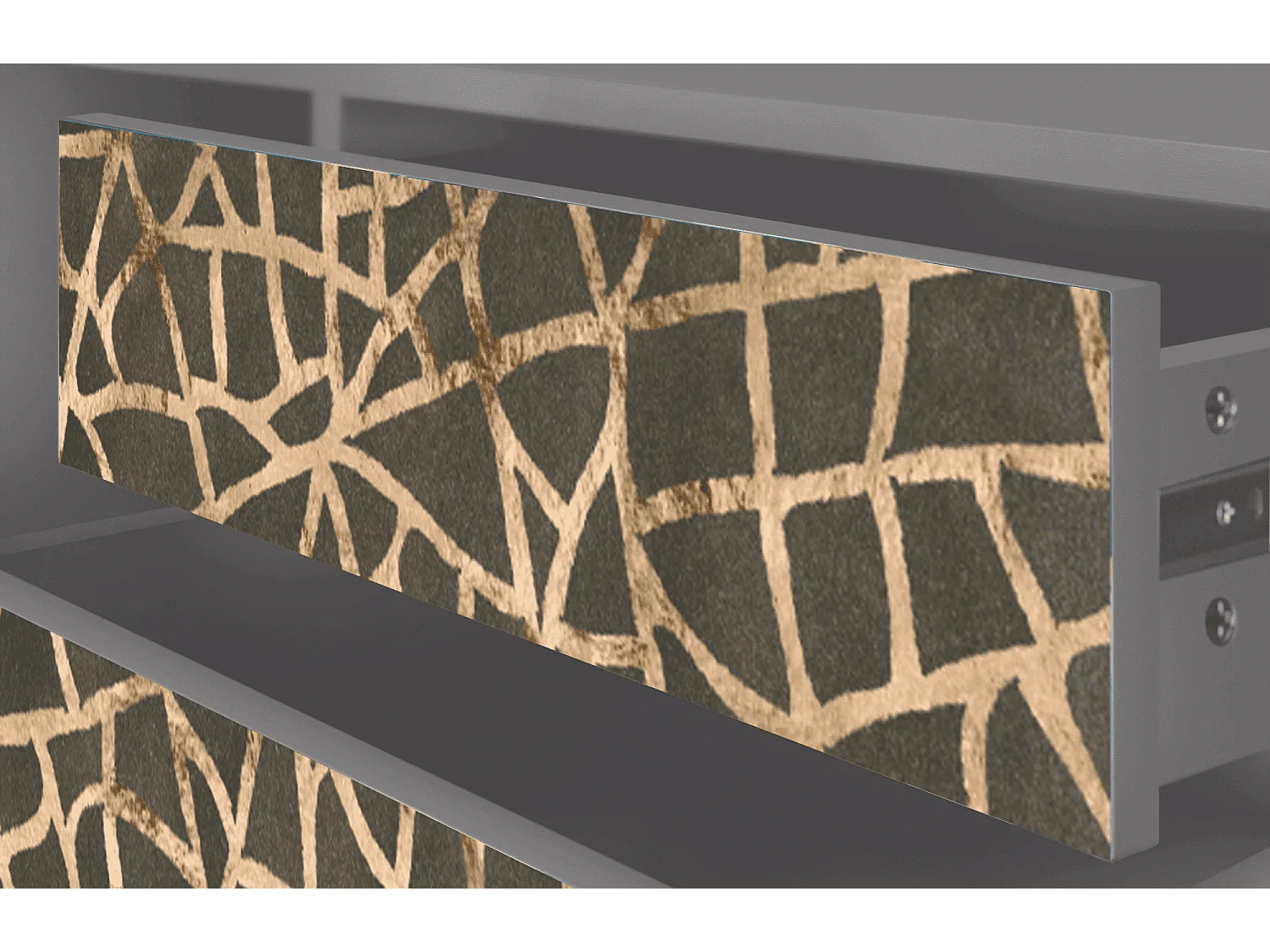 Mueble de TV - 170х59х48 cm - T4 - Enlarged Leaf, Gris