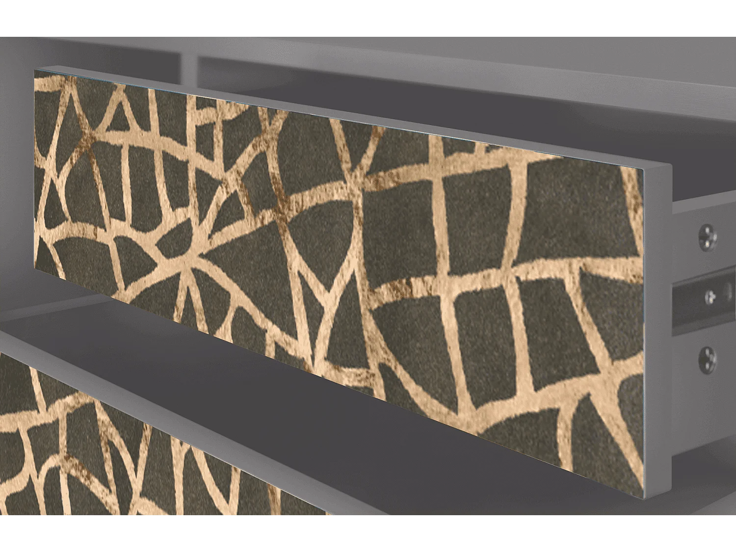 TV-Möbel - 170х59х48 cm - T4 - Enlarged Leaf, Grau