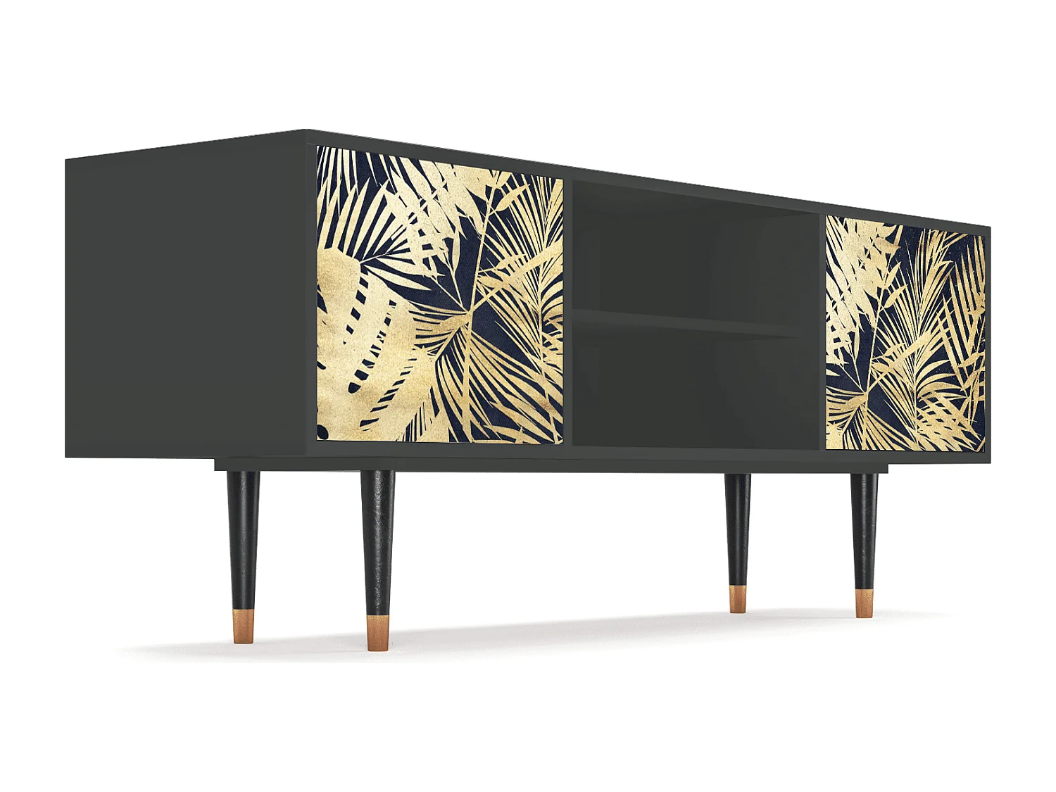 TV-Möbel - 170х69х48 cm - T2 - Jungle Vibes, Anthrazit