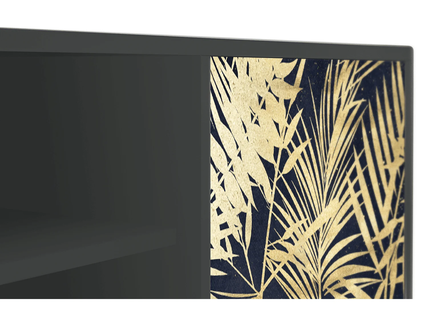 Szafka RTV - 170х69х48 cm - T2 - Jungle Vibes, Antracyt