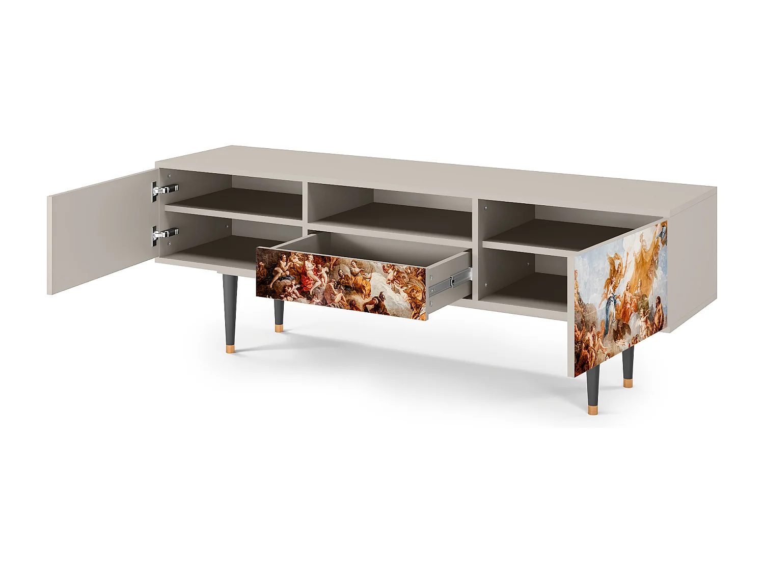 TV-meubel - 170х59х41 cm - T6 - Versailles, Zand