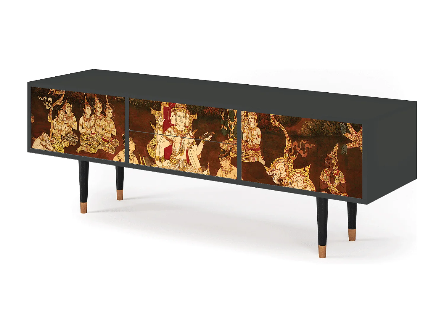 Meuble TV - 170х59х48 cm - T4 - Malyavan, Anthracite