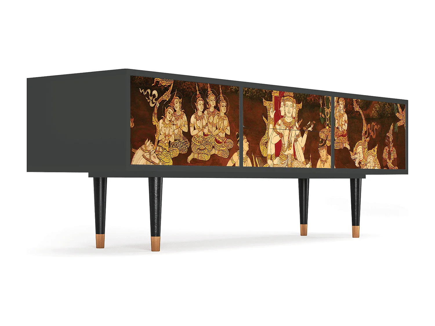 TV-meubel - 170х59х48 cm - T4 - Malyavan, Antraciet