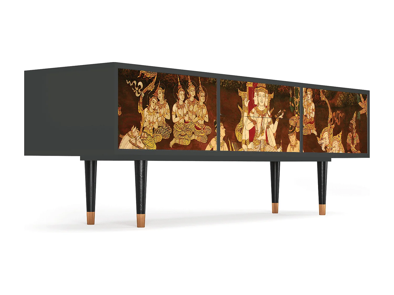 TV-meubel - 170х59х48 cm - T4 - Malyavan, Antraciet