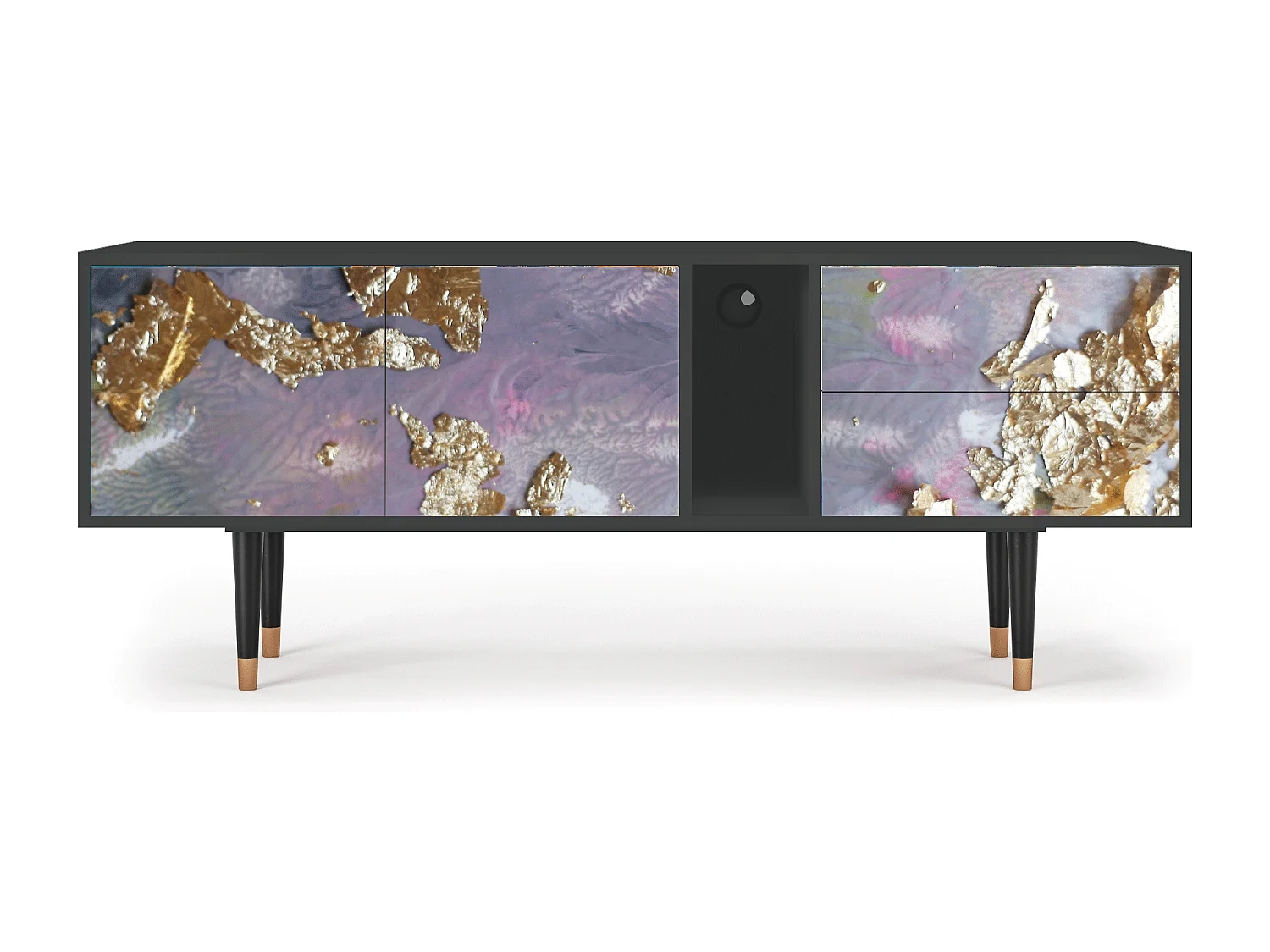 TV-Möbel - 170х69х48 cm - T1 - Planet Earth, Anthrazit