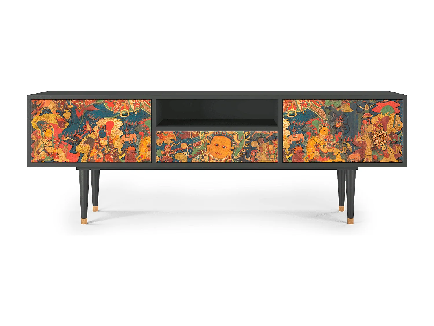 Meuble TV - 170х59х41 cm - T6 - God by Vaisravana , Anthracite