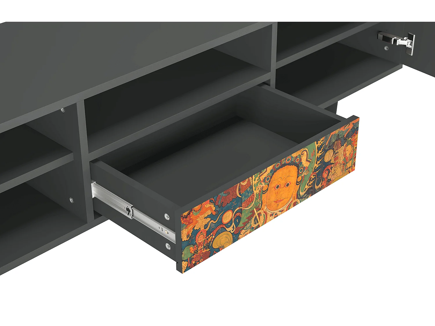 Meuble TV - 170х59х41 cm - T6 - God by Vaisravana , Anthracite