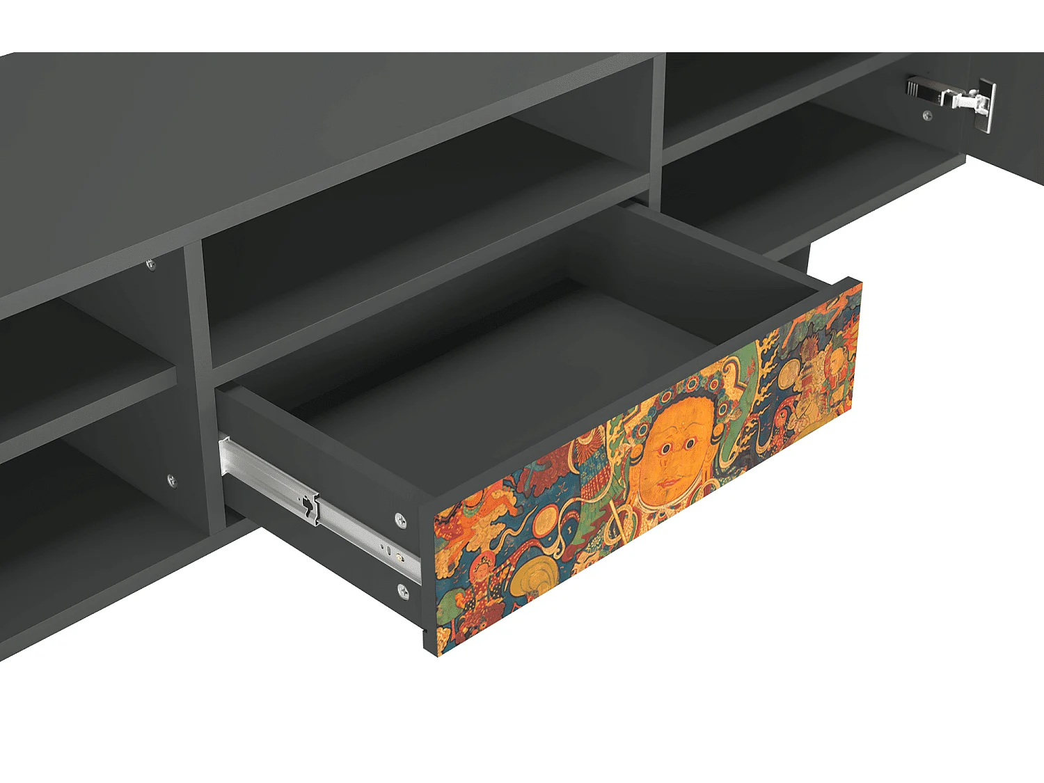 Meuble TV - 170х59х41 cm - T6 - God by Vaisravana , Anthracite