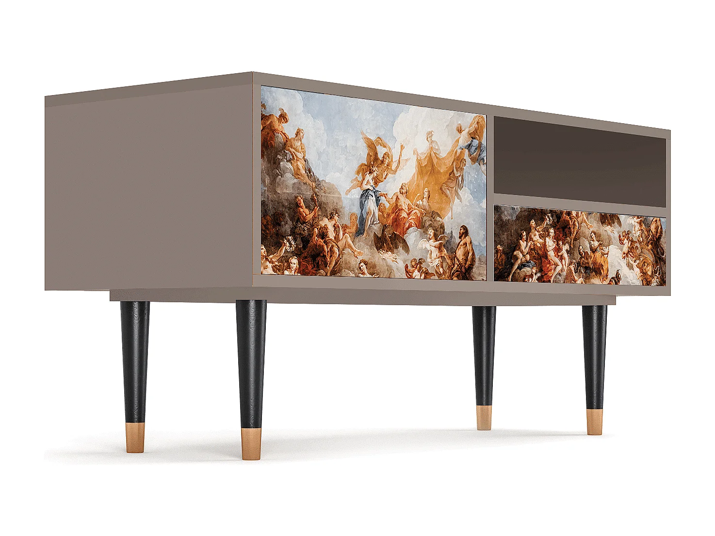 Mueble de TV - 115х59х48 cm - T3 - Versailles, Latte