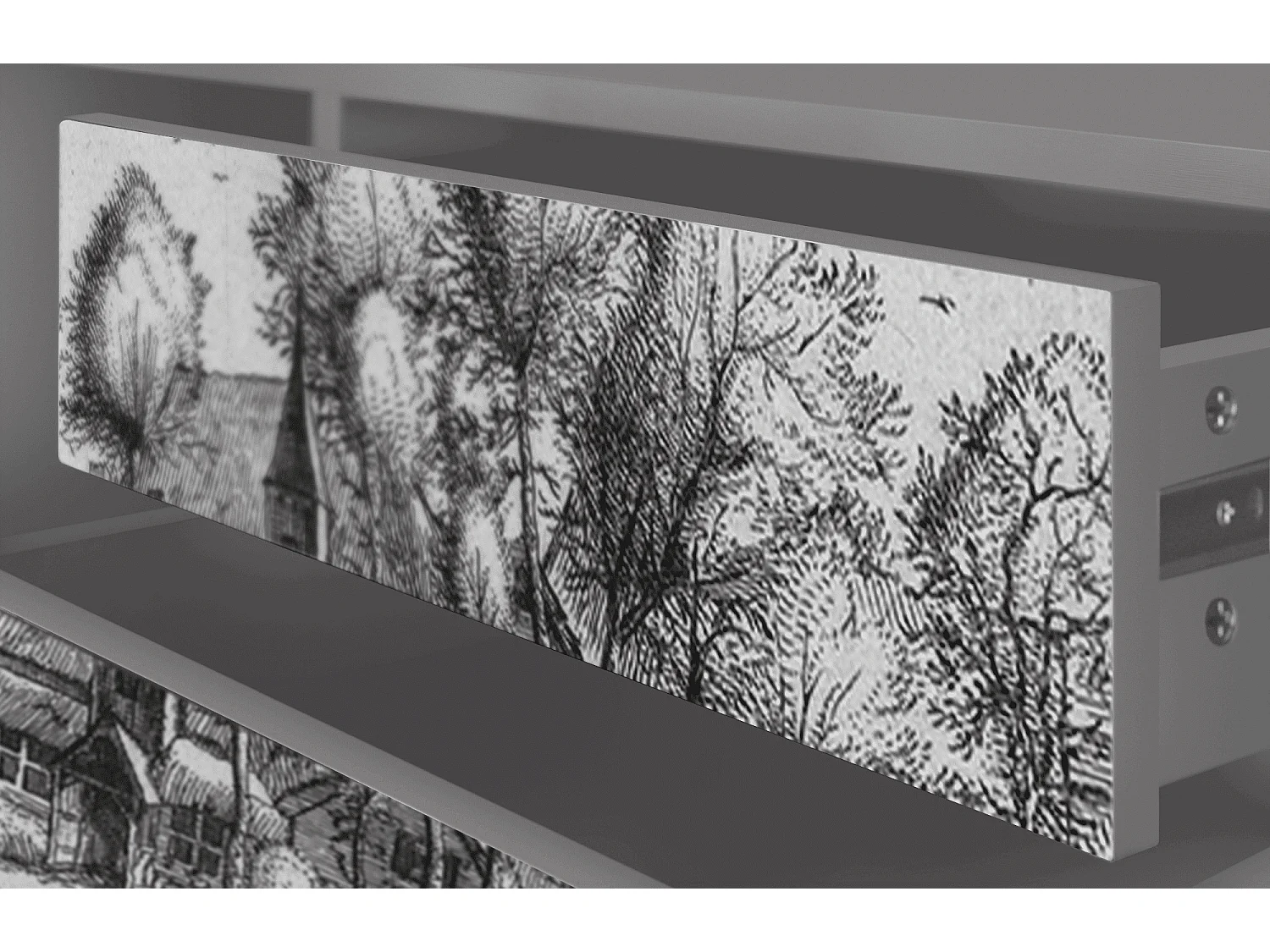 Meuble TV - 170х59х48 cm - T4 - A Pond, Gris