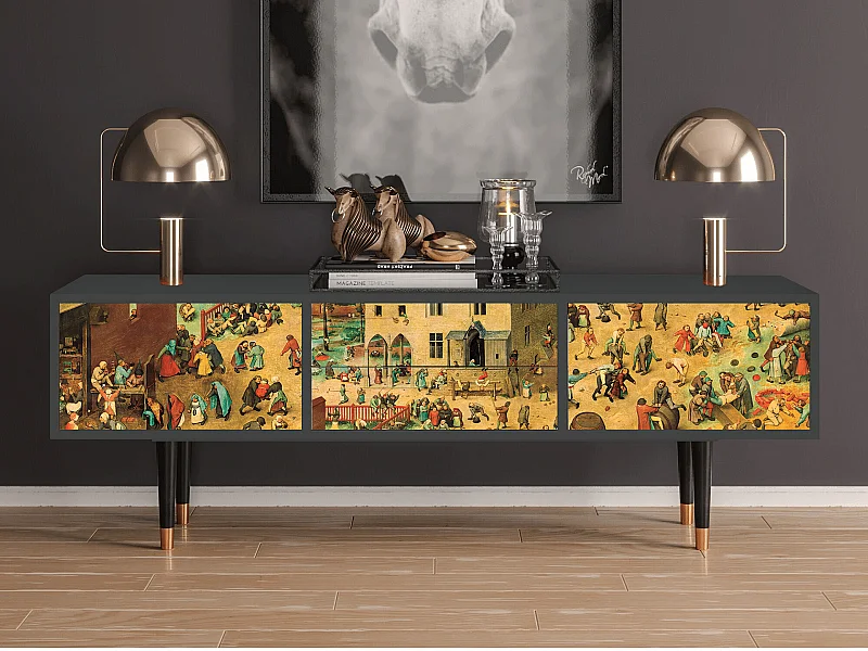 Meuble TV - 170х59х48 cm - T4 - Children Games, Anthracite