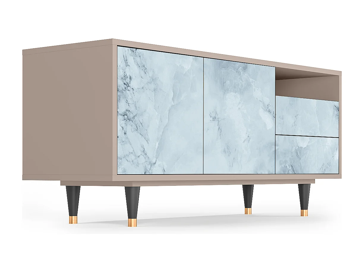 Meuble TV - 125х56х41 cm - T7 - Glacial Colour, Latte