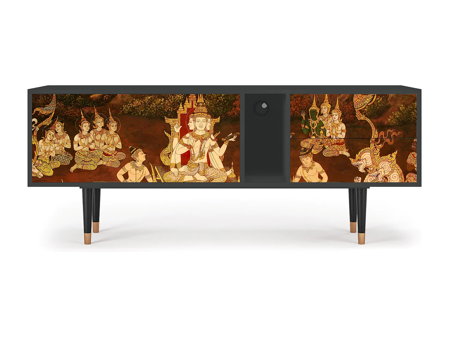 Meuble TV - 170х69х48 cm - T1 - Malyavan, Anthracite