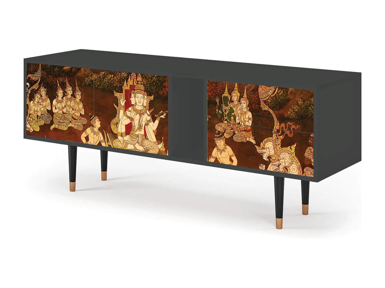 TV-meubel - 170х69х48 cm - T1 - Malyavan, Antraciet