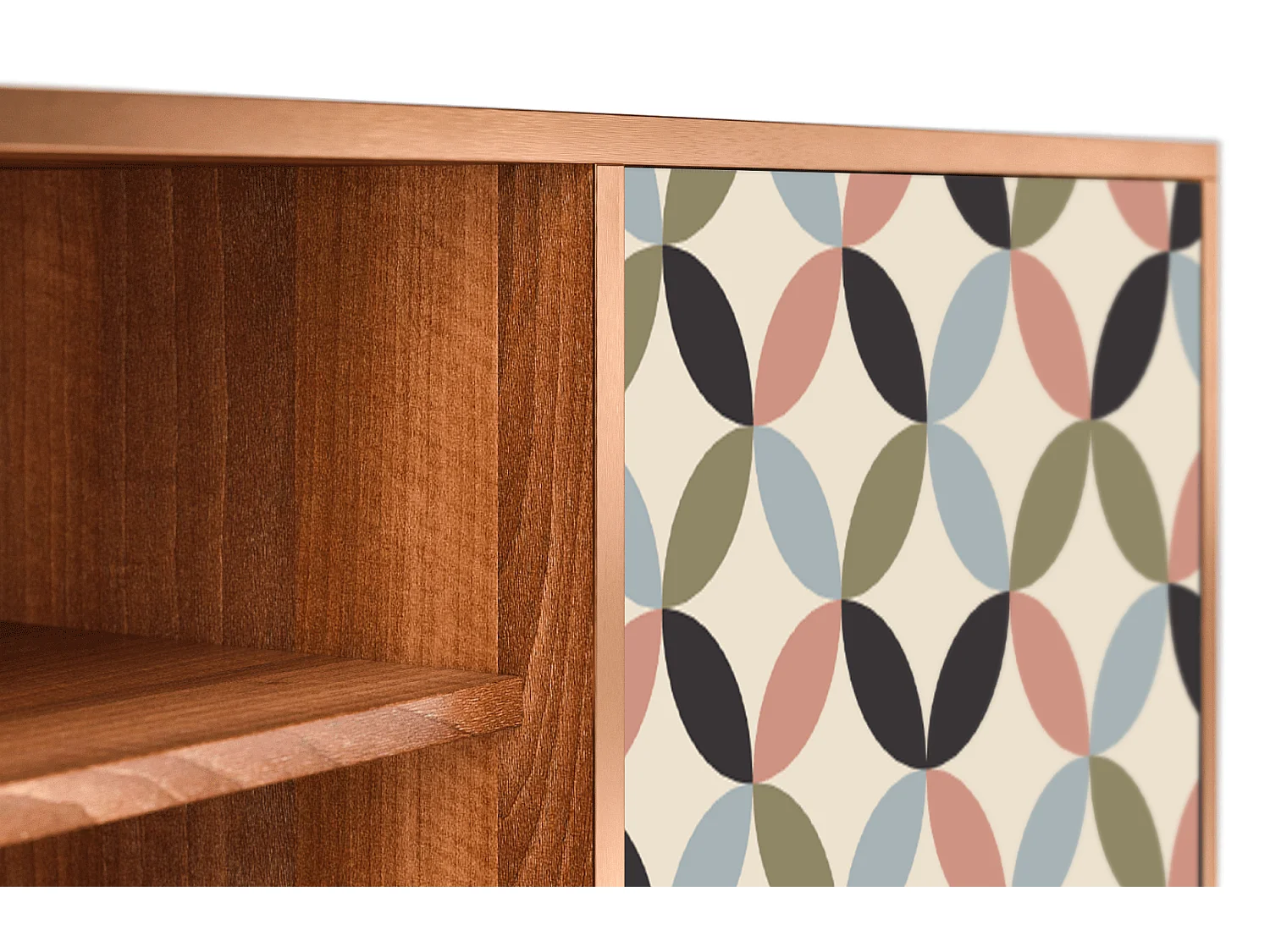 Szafka RTV - 170х69х48 cm - T2 - Butterfly Effect, Orzech