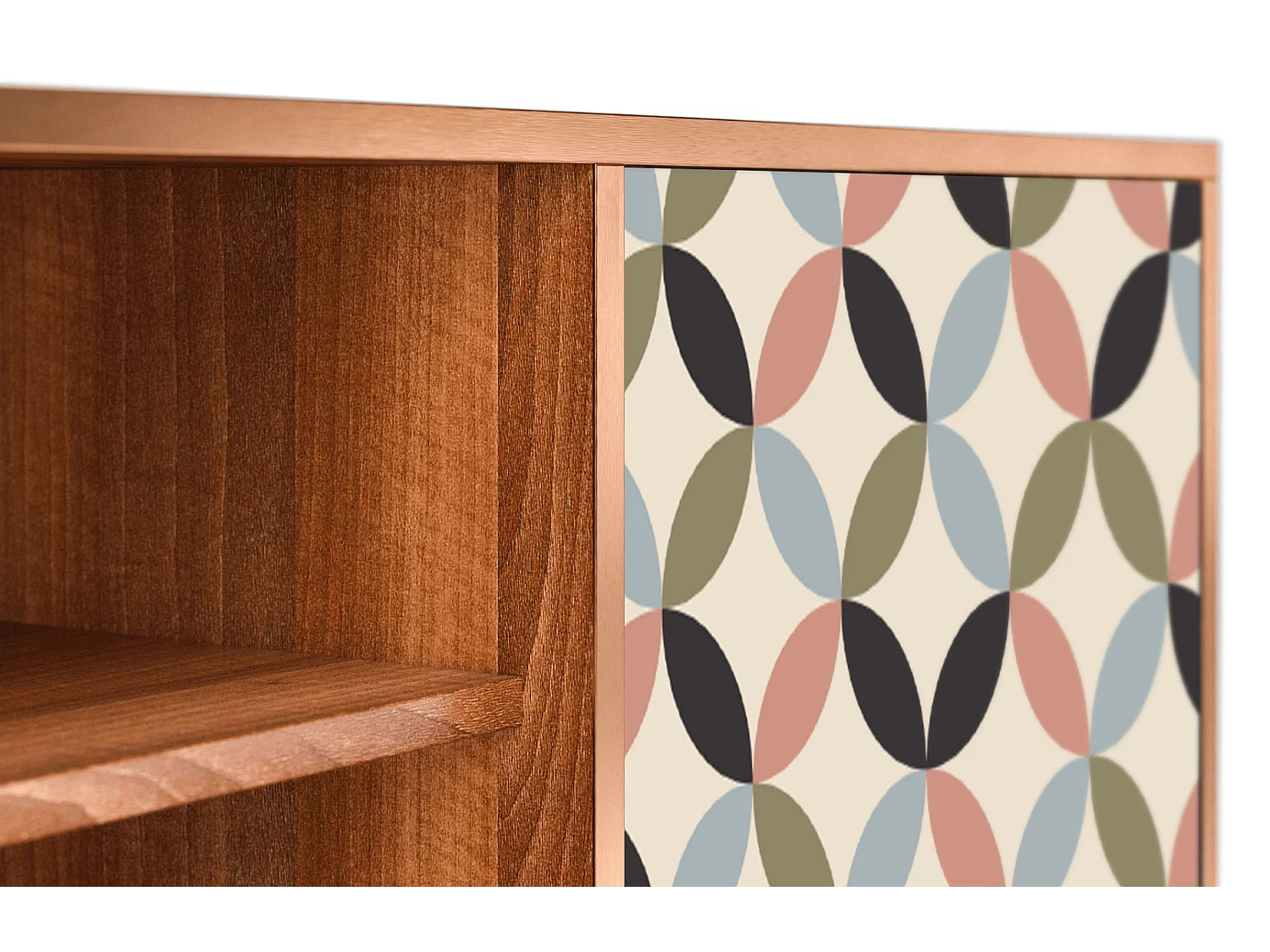 Mobile TV - 170х69х48 cm - T2 - Butterfly Effect, Noce