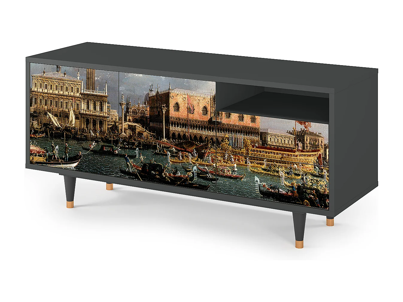 TV-Möbel - 125х56х41 cm - T7 - The Bucintoro, Anthrazit