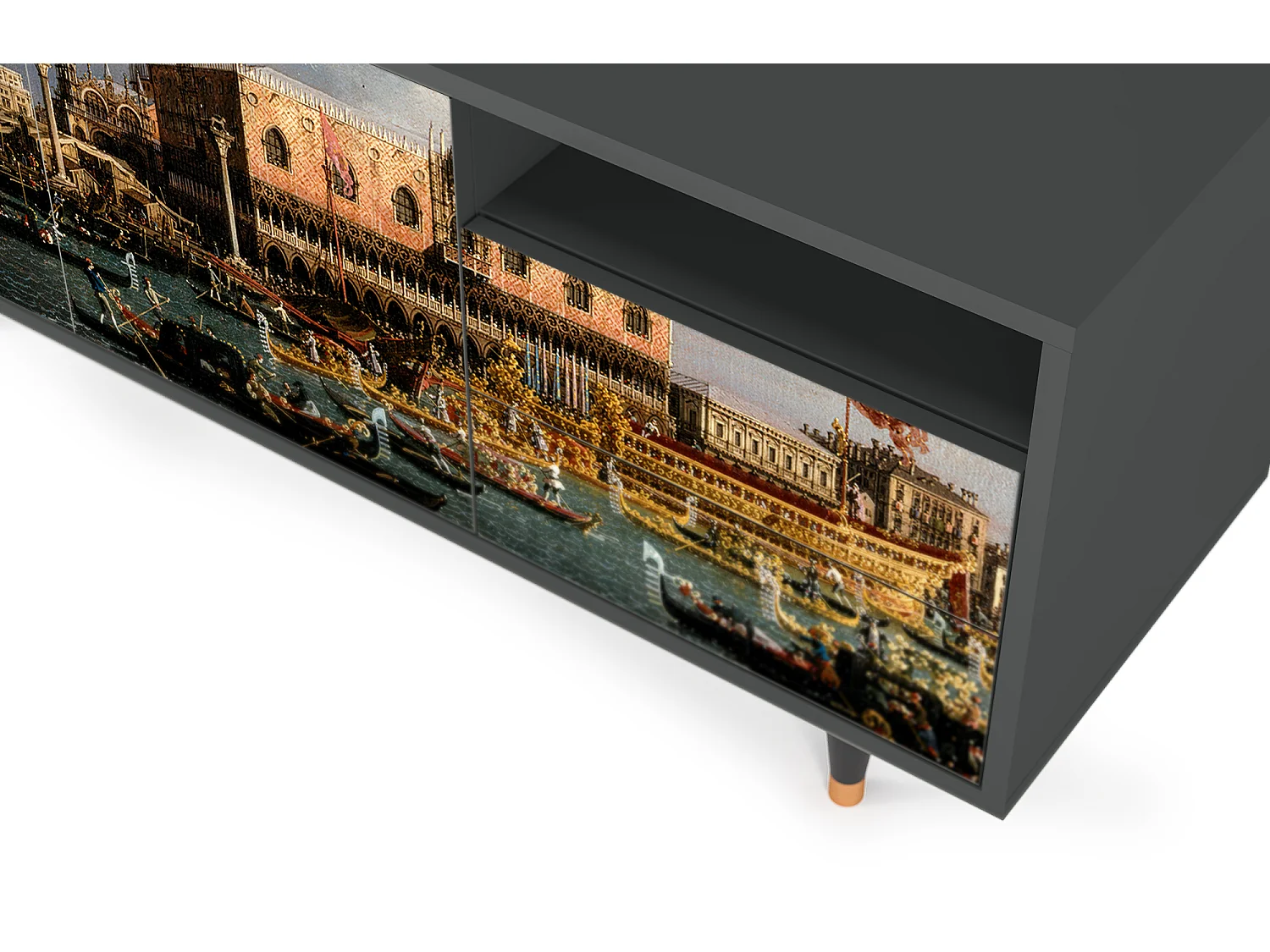 TV-meubel - 125х56х41 cm - T7 - The Bucintoro, Antraciet