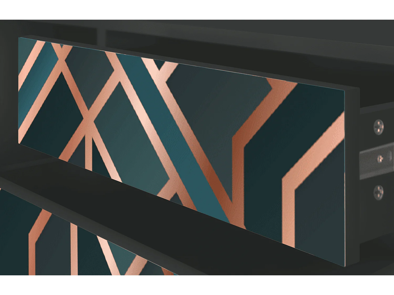 Meuble TV - 170х59х48 cm - T4 - Bronze Crossroad, Anthracite