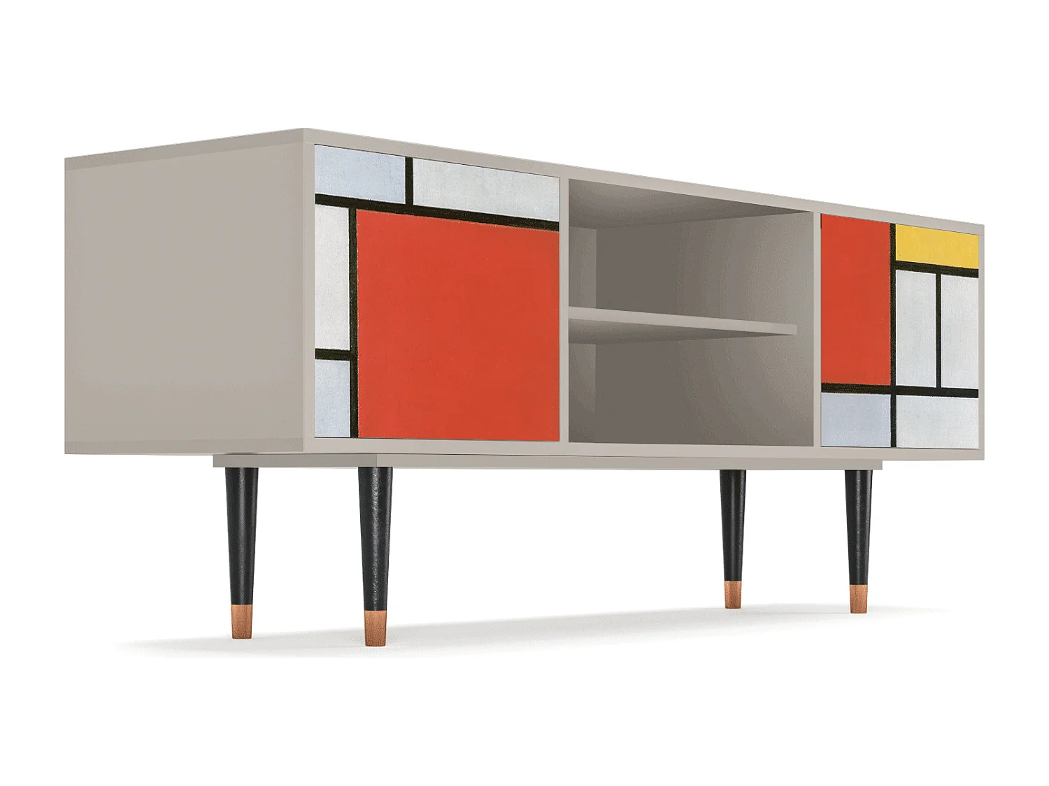 TV-meubel - 170х69х48 cm - T2 - Composition, Zand